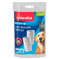 Набір запасних валиків Vileda Lint Roller, 2 шт по 29 аркушів