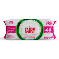 Влажные салфетки для очистки Fairy с ароматом лилии, 100 штук