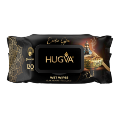 Hugva Exotic Glow old вологі серветки для рук, 120 шт