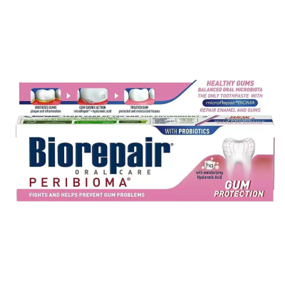 Зубна паста Biorepair Peribioma для ясен та мікрофлори ротової порожнини, 75 мл