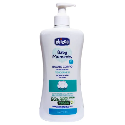 Шампунь для тіла та волосся Chicco Baby Moments "Без Сліз" з екстрактом календули, 500 мл