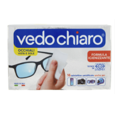 Серветки вологі для окулярів Vedo Chiaro Salviettine Occhiali, 16 шт