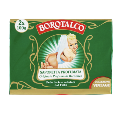 Туалетне мило Borotalco Vintage Collection ароматизоване, 2 x 100 г