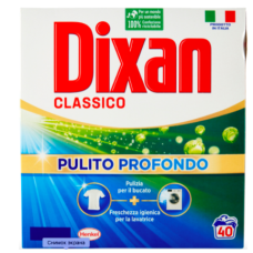 Пральний порошок Dixan Classico для білого та кольорового прання, 2,2 кг, 40 прань