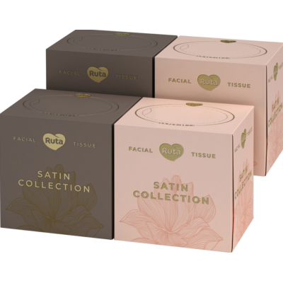 Серветки косметичні Ruta Satin Collection 80 листів, 2 шари