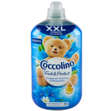 Кондиціонер для білизни Coccolino Fresh&Protect Campanula Selvatica & Bergamotto, 76 прань, 1750 мл