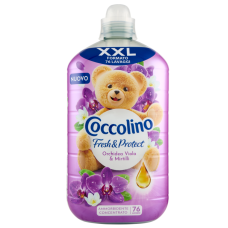 Кондиціонер для білизни Coccolino Fresh&Protect Orchidea Viola & Mirtilli, 76 прань, 1750 мл