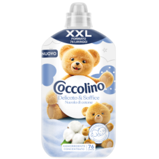Кондиціонер для прання Coccolino Delicato & Soffice, 76 прань, 1,75 л