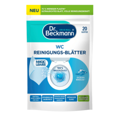 Серветки для чищення унітазу Dr. Beckmann "Океанський бриз", 20 шт