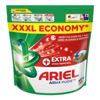 ARIEL Pods+ 3в1 Капсули для прання з ефектом виведення плям, 44 шт