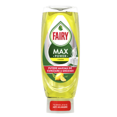 Засіб для миття посуду Fairy Max Power Лимон, 545 мл
