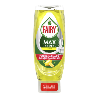 Засіб для миття посуду Fairy Max Power Лимон, 545 мл