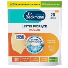 Листи для прання Dr. Beckmann Magic Leaves Colour Protect Laundry Detergent Sheets Апельсин та персик, 25 шт