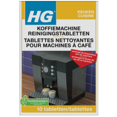 Таблетки для чищення кавомашин HG, 10 шт