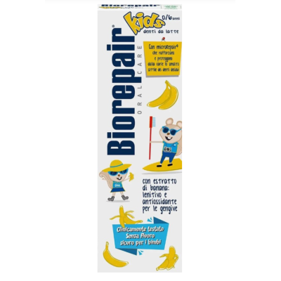 Biorepair Kids Зубна паста дитяча 0–6 років, банан, 50 мл