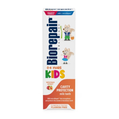 Biorepair Kids Зубна паста дитяча 0–6 років, персик, 50 мл