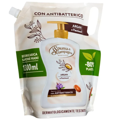Антибактеріальне мило для рук Spuma di Sciampagna Argan & Patchouli, 1300 мл