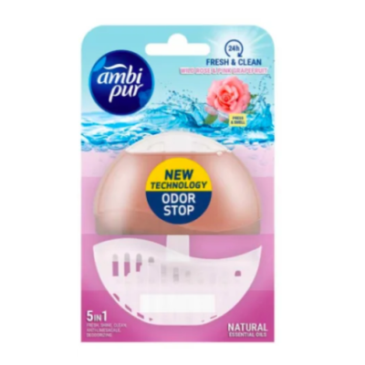 Туалетний блок Ambi Pur 5in1 Троянда