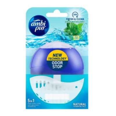 Туалетний блок Ambi Pur Fresh Water & Mint, 55 мл