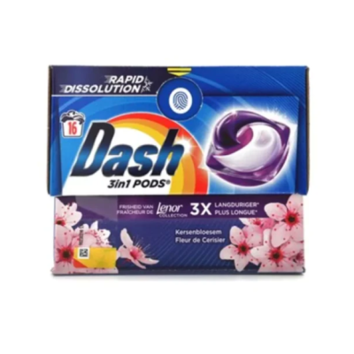 Капсули для прання Dash Cherry Blossom, 16 шт