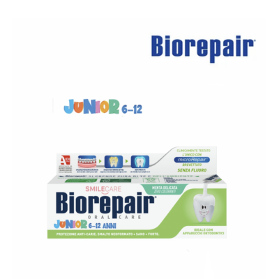 Дитяча зубна паста Biorepair Junior 6–12 років, 75 мл