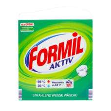 Пральний порошок для білої білизни Formil Aktiv Waschmittel, 5.2 кг (80 прань)