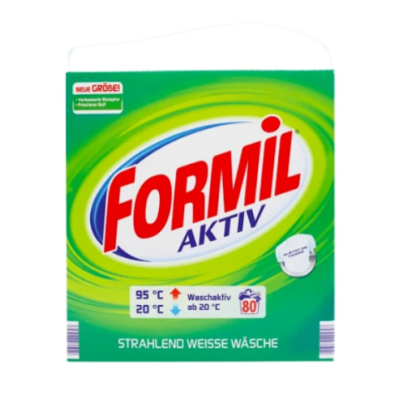 Пральний порошок для білої білизни Formil Aktiv Waschmittel, 5.2 кг (80 прань)