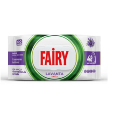Вологі серветки для очищення Fairy з ароматом лаванди, 100 шт