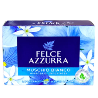 Мило тверде Felce Azzurra Muschio Bianco, 100 г