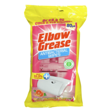 Серветки вологі антибактеріальні Elbow Grease Antibacterial Wipes Pink Grapefruit, 80 шт