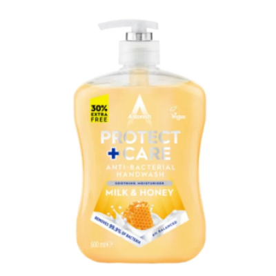 Антибактеріальне рідке мило Astonish Milk & Honey, 650 мл