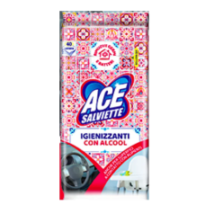 Дезінфікуючі серветки Ace зі спиртом, 40 шт
