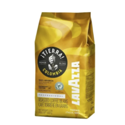 Кава в зернах Lavazza ¡Tierra! Colombia 100% Arabica, 1 кг