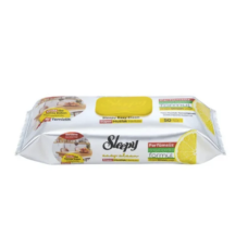 Вологі серветки для кухні Sleepy з ароматом лимону, 50 шт