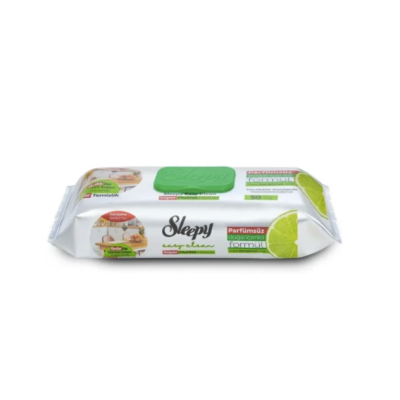 Вологі серветки для кухні Sleepy з ароматом бергамоту, 50 шт