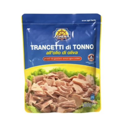 Тунець Athena в оливковій олії Trancetti di Tonno, 300 г