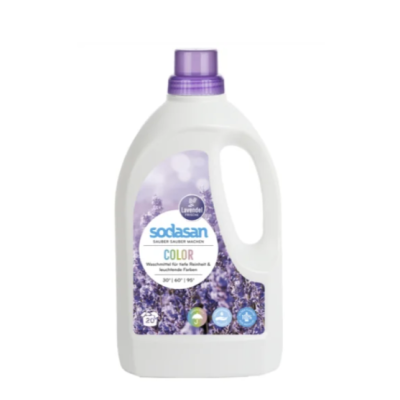 Рідкий органічний засіб для прання Sodasan Color Lavender, 1.5 л
