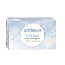 Органічне мило для чутливої шкіри Sodasan, неароматизоване, 100 г