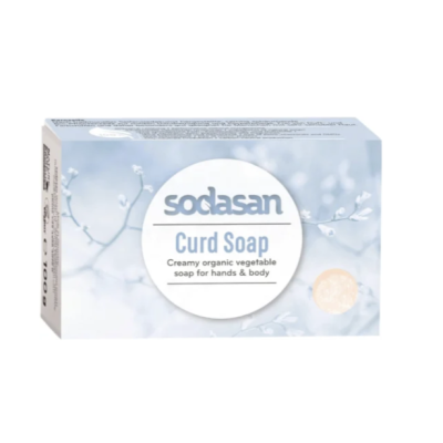 Органічне мило для чутливої шкіри Sodasan, неароматизоване, 100 г