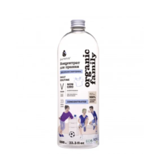 Гель для прання Purenn Organic Family Daily Routine для кольорових та білих речей з малиною, 1 л