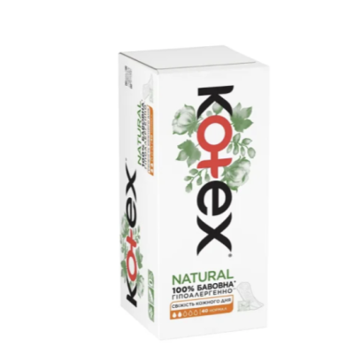 Ежедневные прокладки Kotex Natural Normal, 40 шт