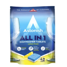 Таблетки для посудомийних машин Astonish All In 1 Lemon, 42 шт