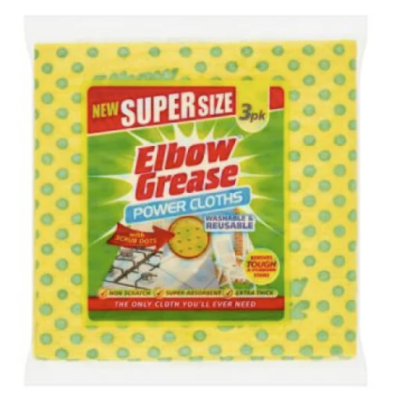 Великий набір мікрофібрових серветок Elbow Grease, 3 шт