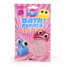 Перлинки для ванни Monster Bath Pearls з ароматом малини, 75 г