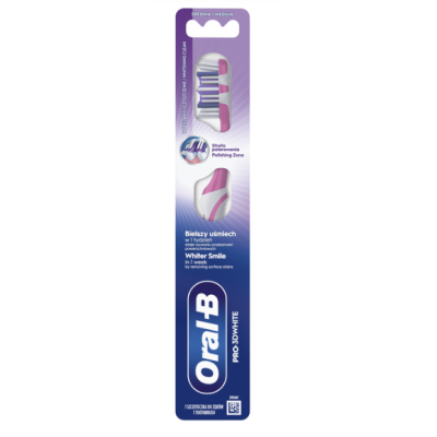 Зубна щітка Oral-B Pro 3D White, середня жорсткість