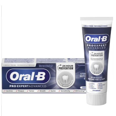 Зубна паста Oral-B Про Експерт Додаткове відбілювання, 75 мл