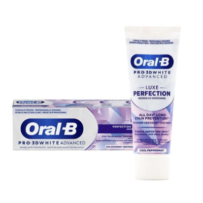 Зубна паста Oral-B Whitening Advanced (фіолетовий дизайн), 75 мл