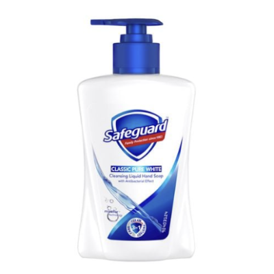 Рідке мило для рук Safeguard Classic Pure White, 225 мл