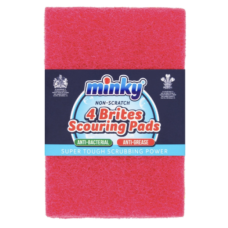 Універсальні губки для чищення Minky Brites Scouring Pads, 4 шт