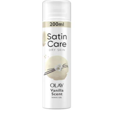 Гель для гоління Gillette Satin Care Olay Vanilla Cashmere, для жінок, 200 мл